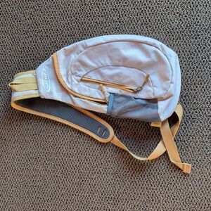G4 Free Sling Bag with Adjustable Strap Gray, Tan, And Yellow